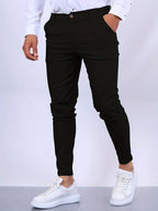 Chino Pants Slim Tailored Fit Soft Stretch Fabric