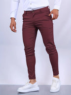 Chino Pants Slim Tailored Fit Soft Stretch Fabric