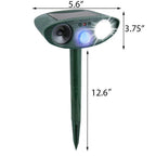 Chipmunk Repeller Solar-Powered Motion-Activated 2,425 Sq Ft