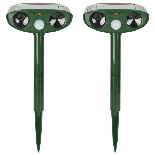 Chipmunk Repeller Solar Powered & Motion-Activated 30-Foot Coverage