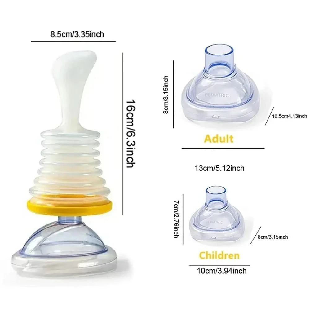 Choking Aid Powerful Suction Child & Adult Masks