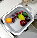 Chopping Block Foldable Colander Space-Saving