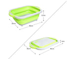 Chopping Block Foldable Colander Space-Saving