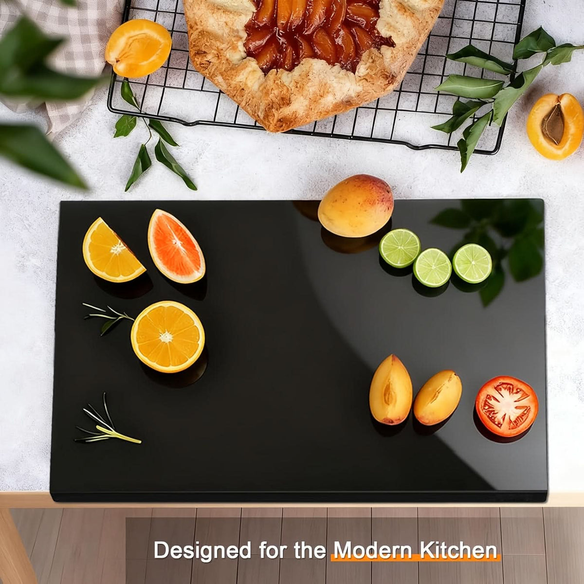 Chopping Board Non-Slip Counter Edge 39 x 30 Cm