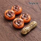 Chopstick Rest Set Handcrafted Ceramic Hand-Painted Set of 3