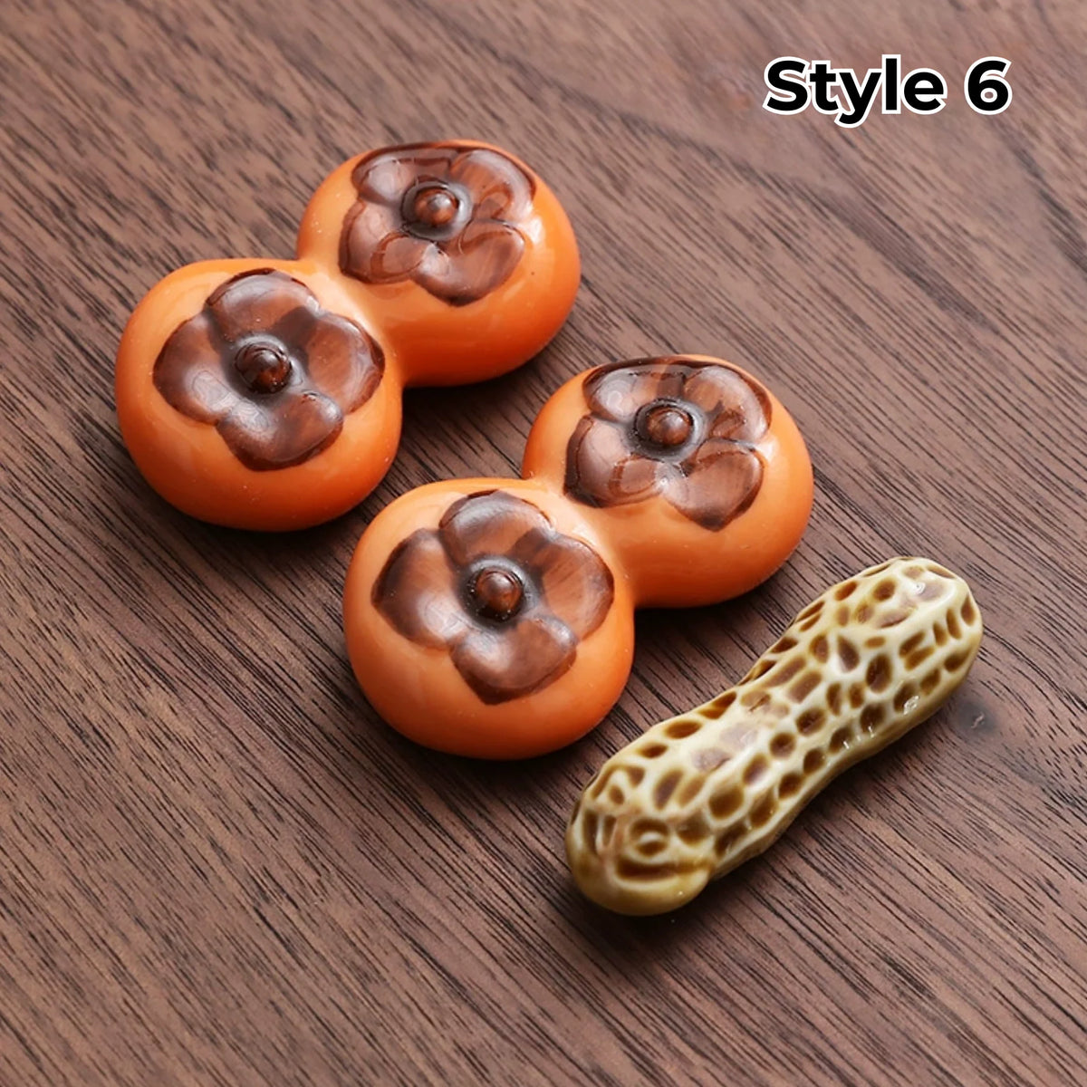 Chopstick Rest Set Handcrafted Ceramic Hand-Painted Set of 3