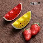 Chopstick Rest Set Handcrafted Ceramic Hand-Painted Set of 3