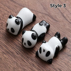 Chopstick Rest Set Handcrafted Ceramic Hand-Painted Set of 3
