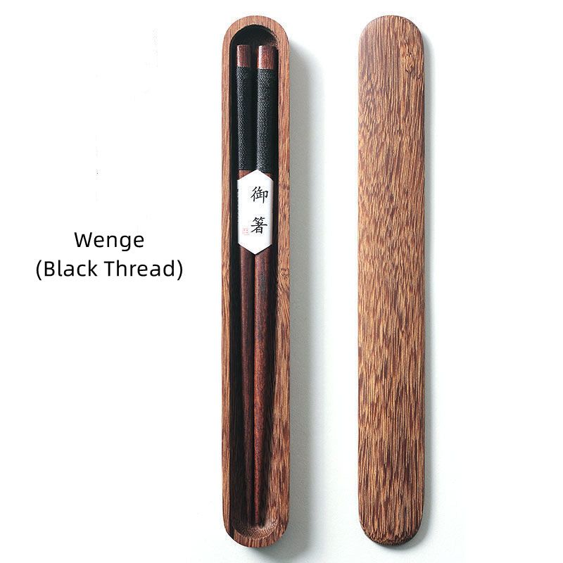 Chopsticks Black Walnut Decorative Thread Gift Box