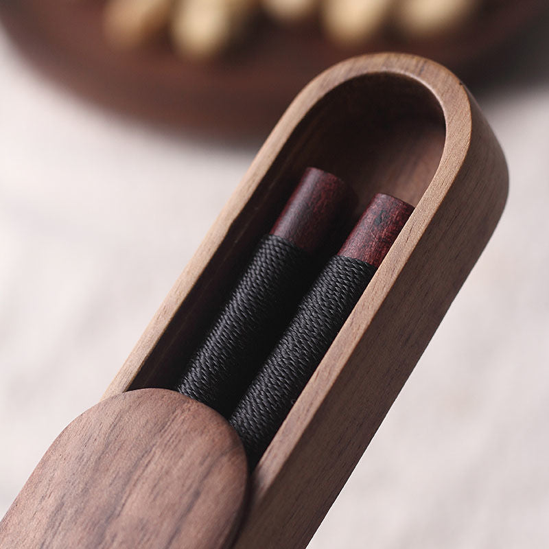 Chopsticks Black Walnut Decorative Thread Gift Box