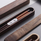 Chopsticks Black Walnut Decorative Thread Gift Box