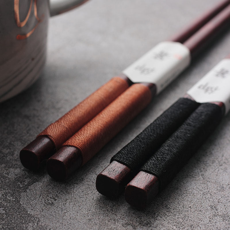 Chopsticks Black Walnut Decorative Thread Gift Box