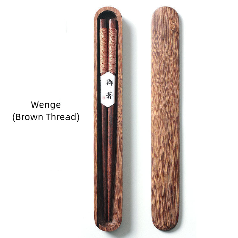 Chopsticks Black Walnut Decorative Thread Gift Box