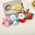 Christmas Bell Santa Motif Hanging Loop Durable Finish