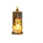 Christmas Candle Figurine LED Illuminated Battery-Free