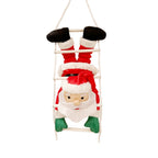 Christmas Decoration Figure Humorous Santa Reindeer Hanging Cord