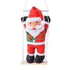 Christmas Decoration Figure Humorous Santa Reindeer Hanging Cord
