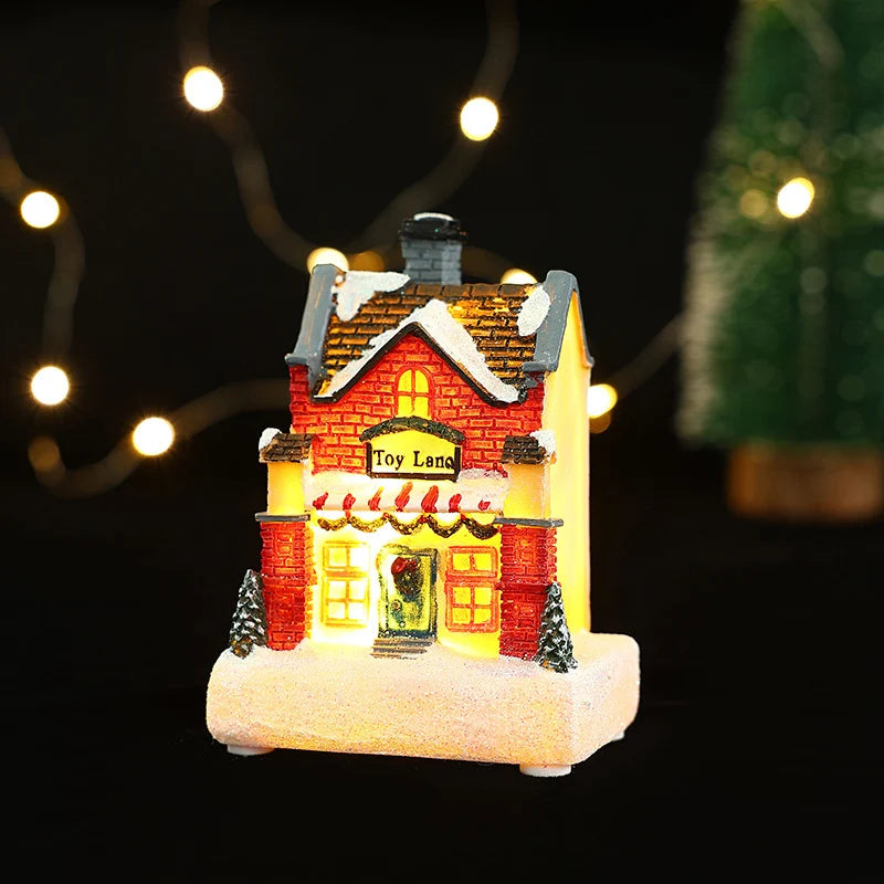 Christmas Decoration Figure LED-Lit Polyresin Indoor & Outdoor