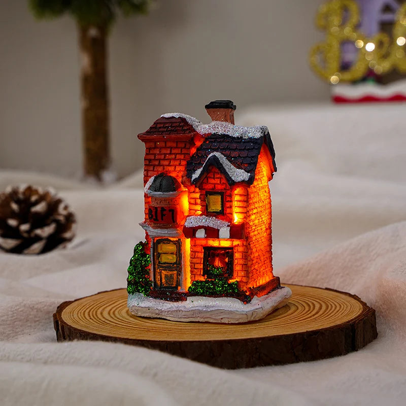 Christmas Decoration Figure LED-Lit Polyresin Indoor & Outdoor