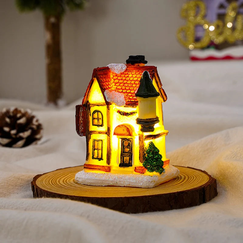 Christmas Decoration Figure LED-Lit Polyresin Indoor & Outdoor