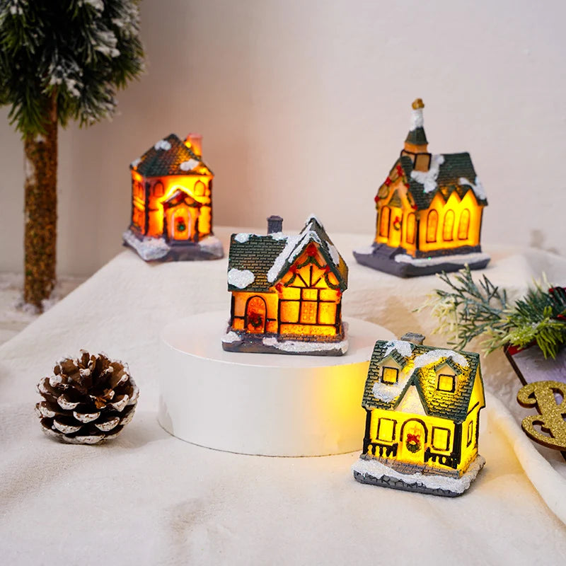 Christmas Decoration Figure LED-Lit Polyresin Indoor & Outdoor