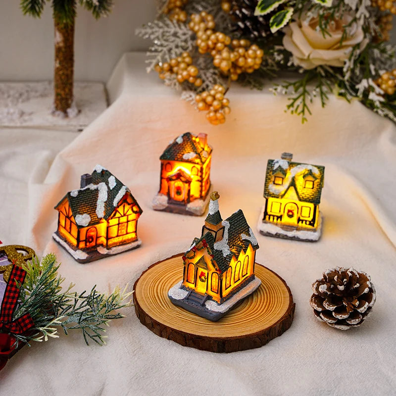Christmas Decoration Figure LED-Lit Polyresin Indoor & Outdoor