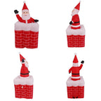 Christmas Decoration Santa Chimney Weather Resistant Indoor & Outdoor