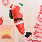 Christmas Decoration Santa Figure Reindeer Motif Hanging Cord