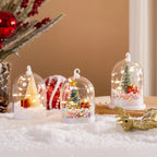 Christmas Decoration Tabletop Lighted Mini Tree With Ornaments