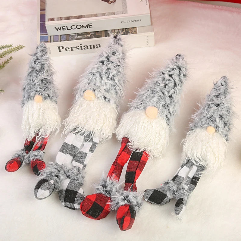 Christmas Doll Handmade Plush Tall Hat Indoor & Outdoor