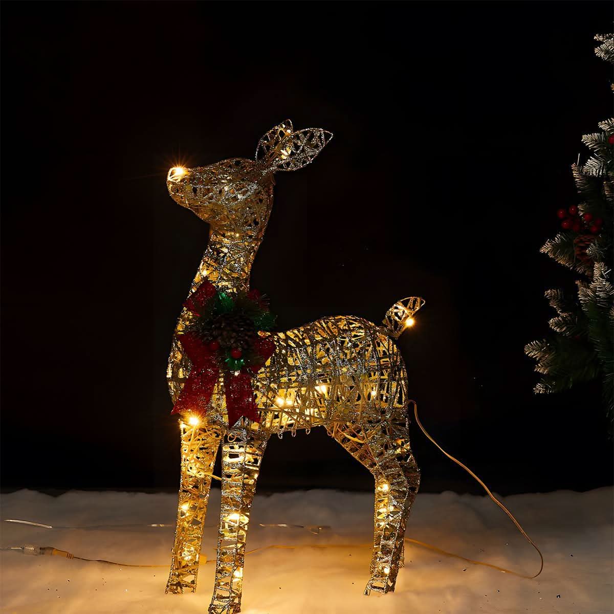 Christmas Elk Light Plug-In LED Indoor & Outdoor