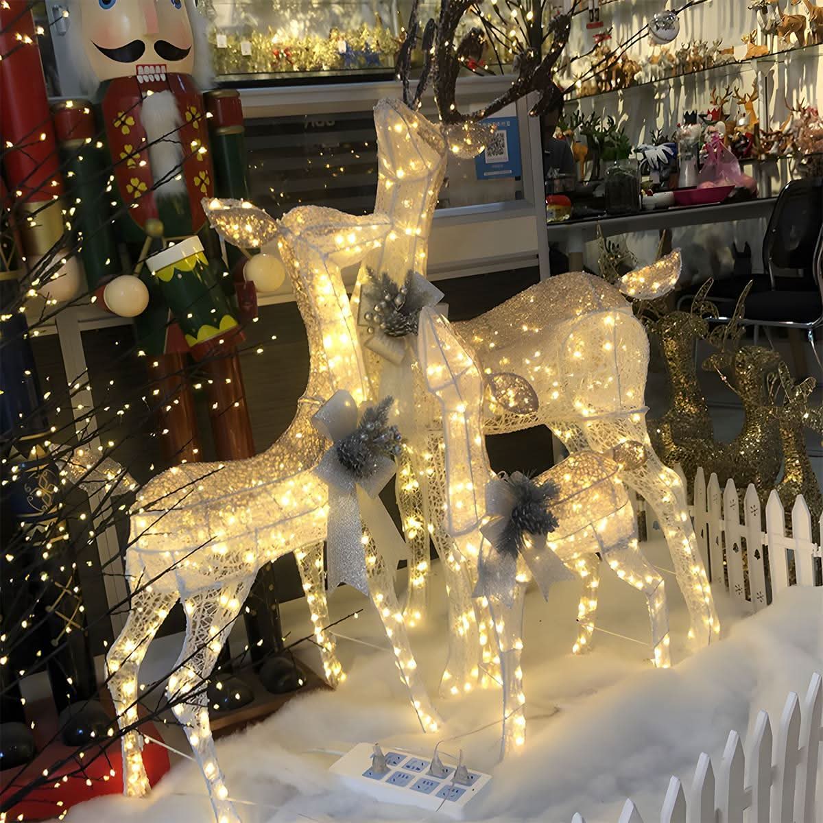 Christmas Elk Light Plug-In LED Indoor & Outdoor