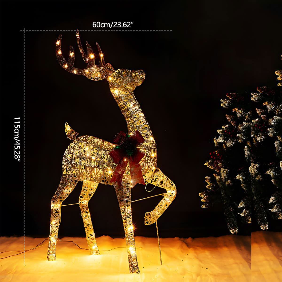 Christmas Elk Light Plug-In LED Indoor & Outdoor