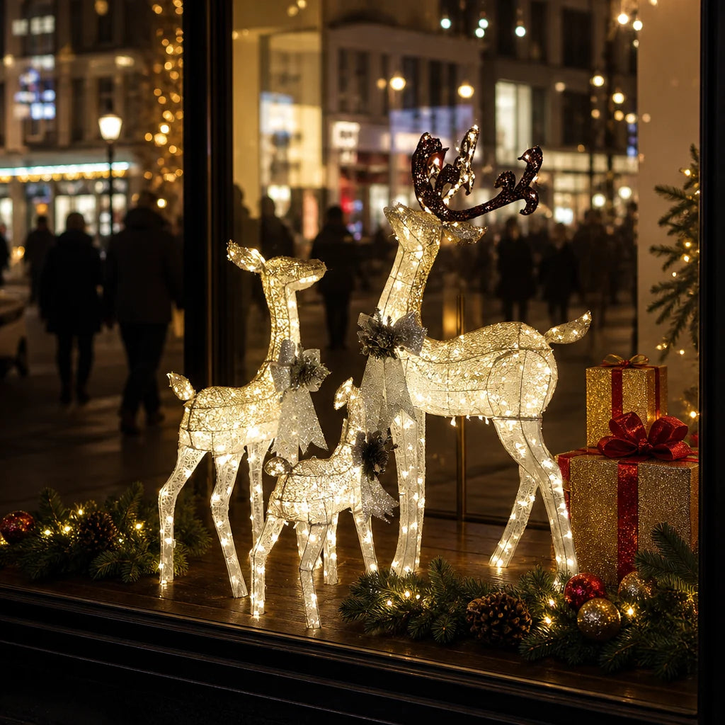 Christmas Elk Light Plug-In LED Indoor & Outdoor