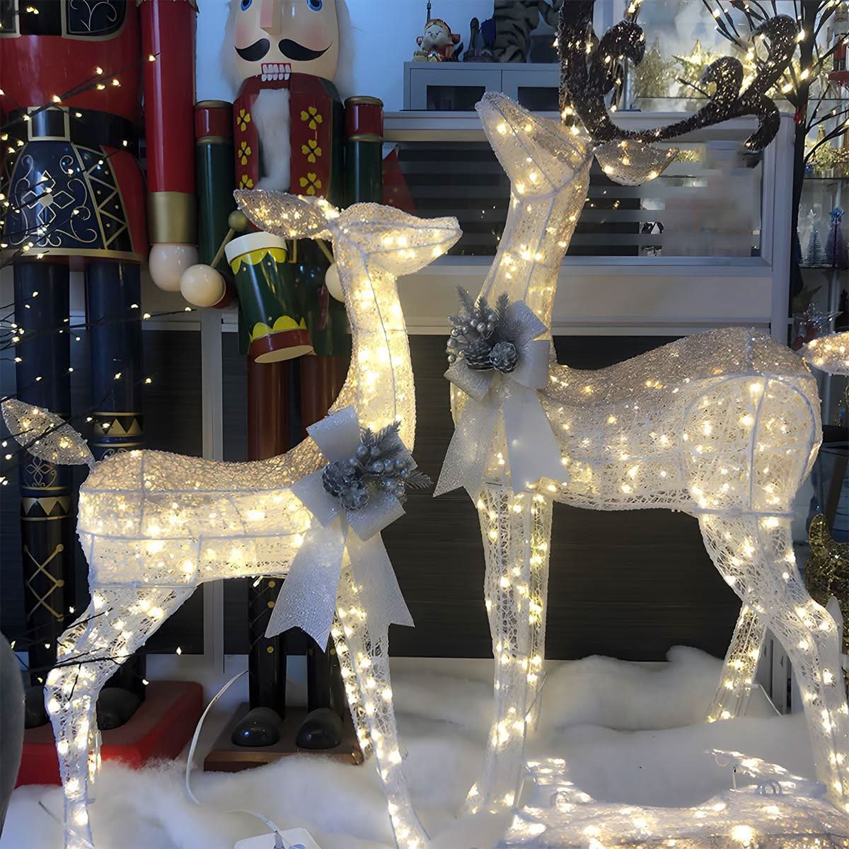Christmas Elk Light Plug-In LED Indoor & Outdoor