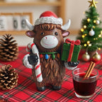 Christmas Figure Highland Cattle 10cm Indoor-Outdoor