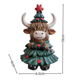 Christmas Figure Highland Cattle 10cm Indoor-Outdoor