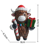 Christmas Figure Highland Cattle 10cm Indoor-Outdoor