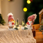 Christmas Figurine Ceramic LED Tabletop