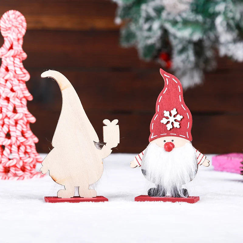 Christmas Figurine Classic Santa Durable Tabletop Decor