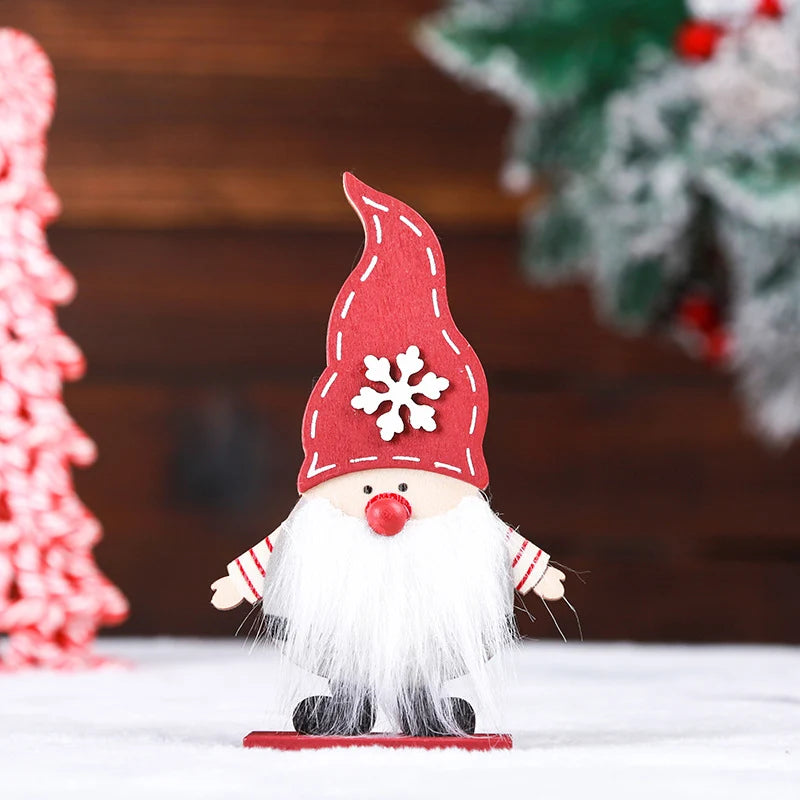 Christmas Figurine Classic Santa Durable Tabletop Decor
