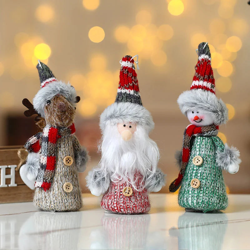 Christmas Figurine Handcrafted Knitted Outfit