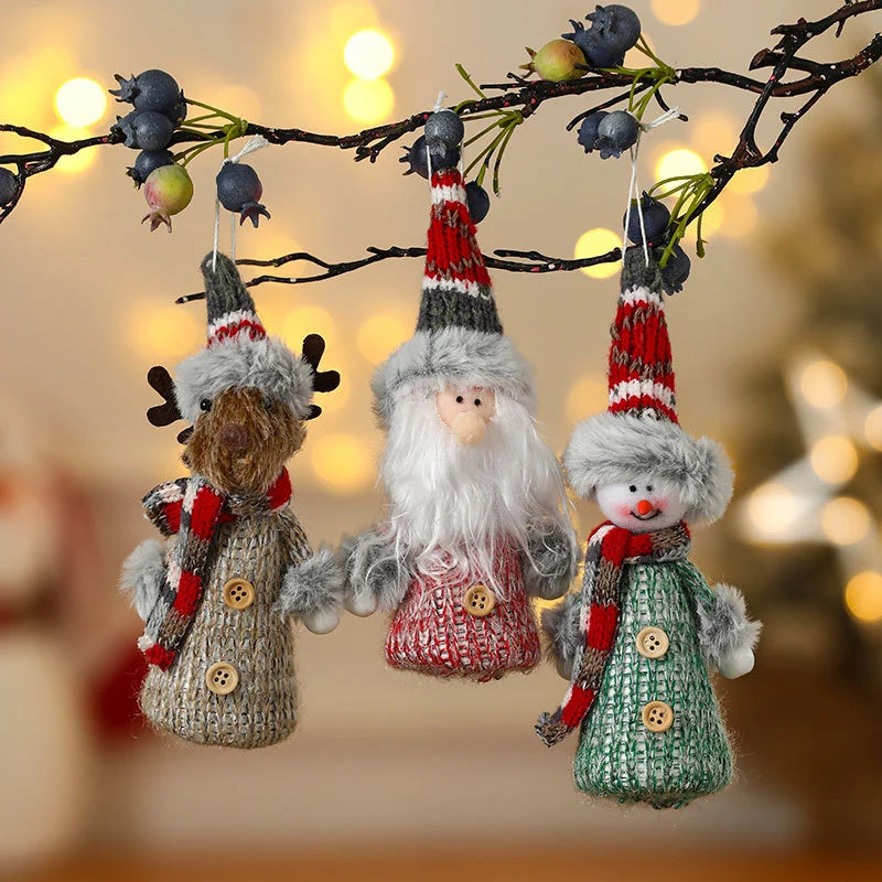 Christmas Figurine Handcrafted Knitted Outfit