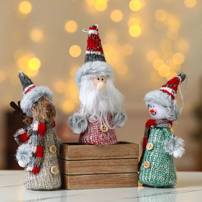 Christmas Figurine Handcrafted Knitted Outfit