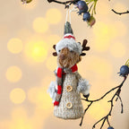 Christmas Figurine Handcrafted Knitted Outfit