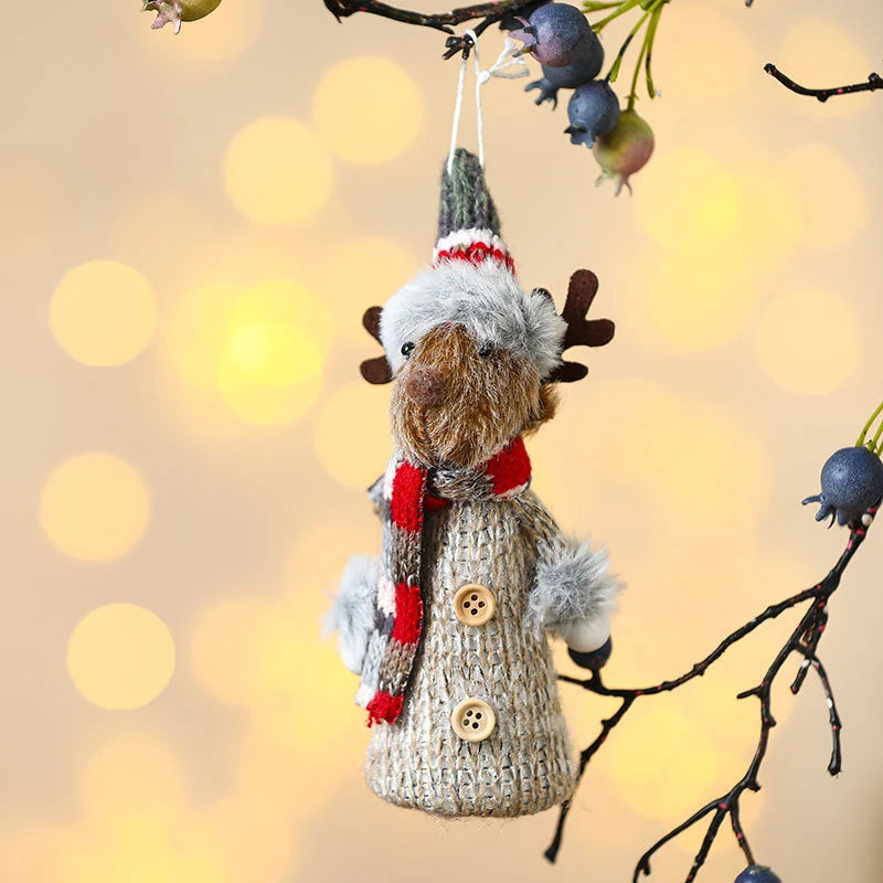 Christmas Figurine Handcrafted Knitted Outfit