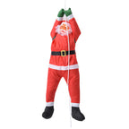 Christmas Figurine Hanging Santa With Reindeer