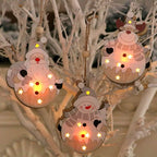 Christmas Figurine LED Light-Up Battery Operated Tabletop Decor