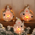 Christmas Figurine LED Light-Up Battery Operated Tabletop Decor