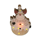 Christmas Figurine LED Light-Up Battery Operated Tabletop Decor